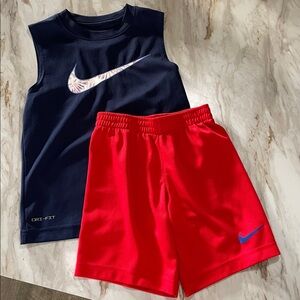 Nike Navy/Red Kids Activewear Set